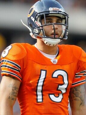 VINTAGE Chicago Bears Men's Jersey JOHNNY KNOX #13 NFL Reebok Rare Orange Sz 48.